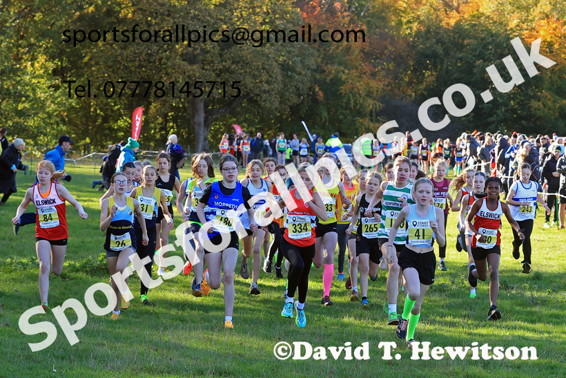 Girls Under-13s, 2025 Start Fitness NEHL, Lambton, County Durham. Photo: David T. Hewitson/Sports for All Pics